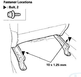 7. Slide the front seat all the way back, and remove the