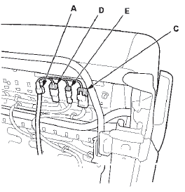 4 door passenger's seat