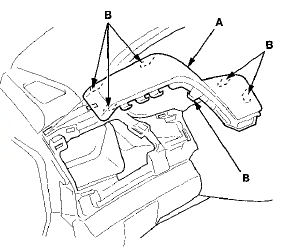 3. Install the pad in the reverse order of removal, and