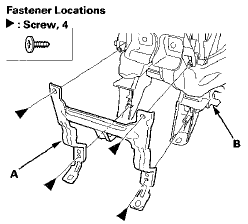 5. With rear ventilation: If necessary, remove the