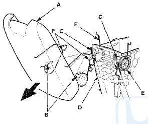 12. Install the armrest in the reverse order of removal,