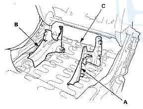 6.10-way power seat: Remove the rear gear outer cover