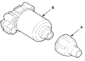 6. Install the slide motor in the reverse order of removal,