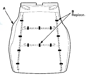 29. Install the cushion cover in the reverse order of