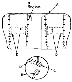 9. Install the seat-back cover in the reverse order of