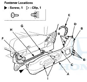 4. Driver's seat (manual height adjustable seat): Pull