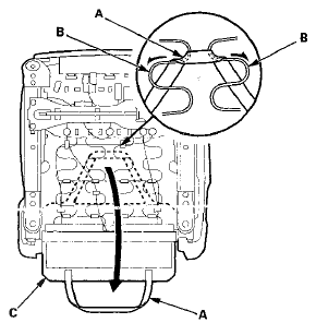 10. With seat heater; Disconnect the seat cushion heater