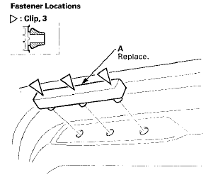 2. Replace the trunk lid cushion with a new one.