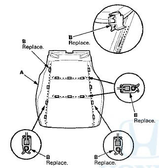 19. Install the cushion cover in the reverse order of