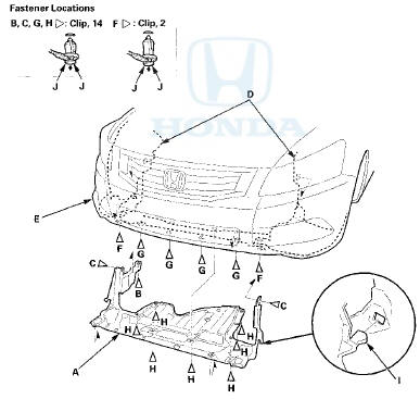 3, Install the splash shield in the reverse order of removal, and note these