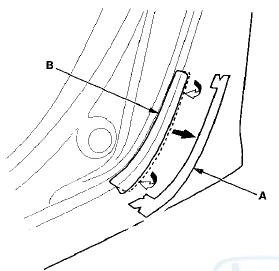 Honda Accord: Side Sill Protection Tape Replacement - Exterior Trim ...