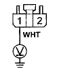 Wire side of female terminals