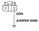 Wire side of female terminals