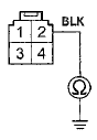 Wire side of female terminals