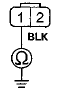 Wire side of female terminals