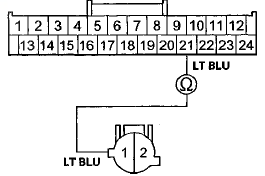 A /C PRESSURE SWITCH 2P CONNECTOR