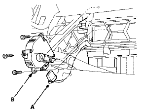 3. Install the motor in the reverse order of removal.