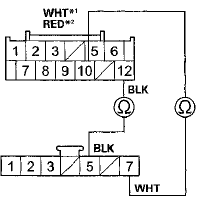 DRIVERS AIR MIX CONTROL MOTOR IP CONNECTOR