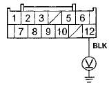 Wire side of female terminals