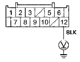 Wire side of female terminals