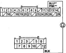 CLIMATE CONTROL UNIT CONNECTOR B (12P)