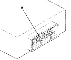 вЂў Check for loose retainers (A) and rubber seals (B).