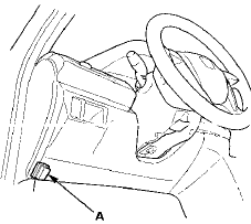 2. Turn the ignition switch to ON (II).