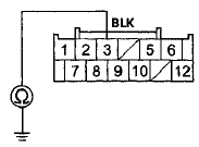 Wire side of female terminals