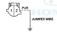 Wire side of female terminals