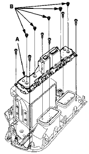 3. Install the control unit in the reverse order of removal.