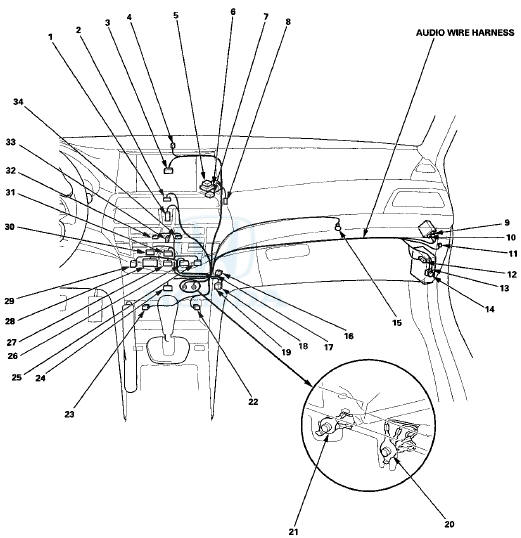 Audio Wire Harness (With Premium Audio System without Navigation System)