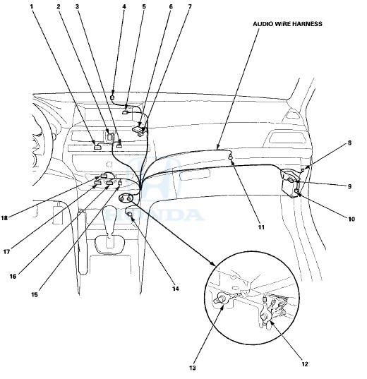 Right Side Wire Harness (4-door)