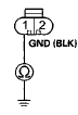 Wire side of female terminals