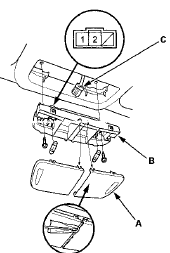 3 . Remove the screws, then remove the individual map