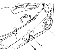 6. Check for continuity between the door multiplex