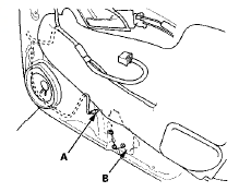 6. Check for continuity between the front passenger's