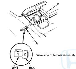 3. Inspect the connector terminals to be sure they are all