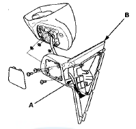 2. Install the parts in the reverse order of removal.