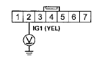 Wire side of female terminals