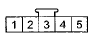 Wire side of female terminals