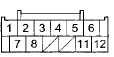 Wire side of female terminals