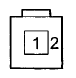 Wire side of female terminals