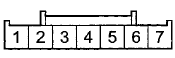 Wire side of female terminals