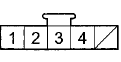 Wire side of female terminals