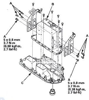 8. Install the audio unit in the reverse order of removal,