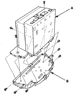 3. Install the audio switch panel in the reverse order of