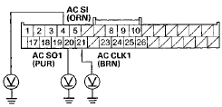 Wire side of female terminals