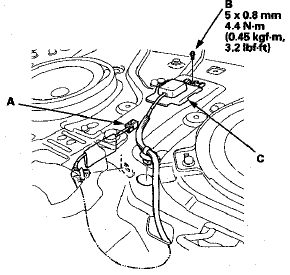 3. Detach the harness clips, and remove the GPS