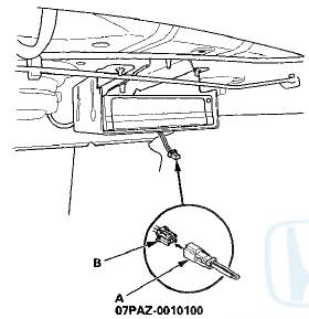 3. Turn the ignition switch to ON (II).