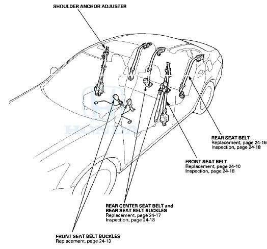  Front Seat Belt Replacement